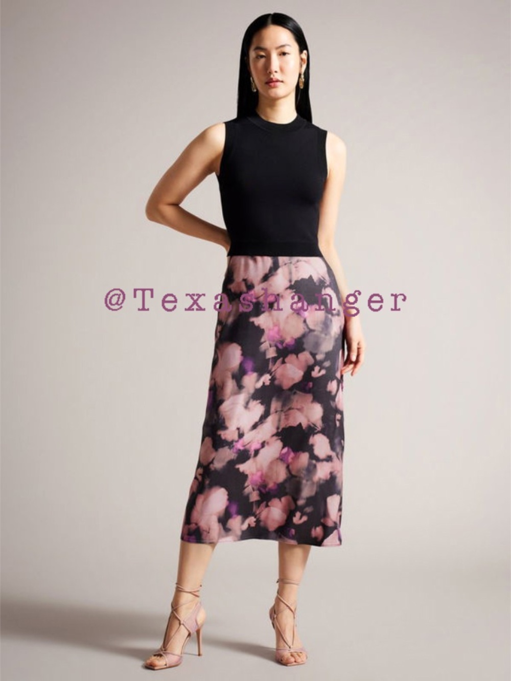 Ted Baker Mixed Media Dress Size US 10 NWT